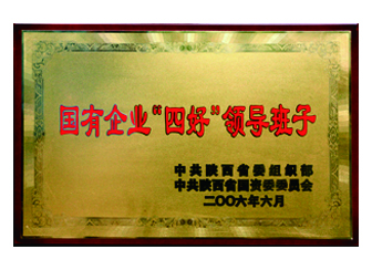 2006年獲“國有企業(yè)四好領(lǐng)導(dǎo)班子”榮譽稱號